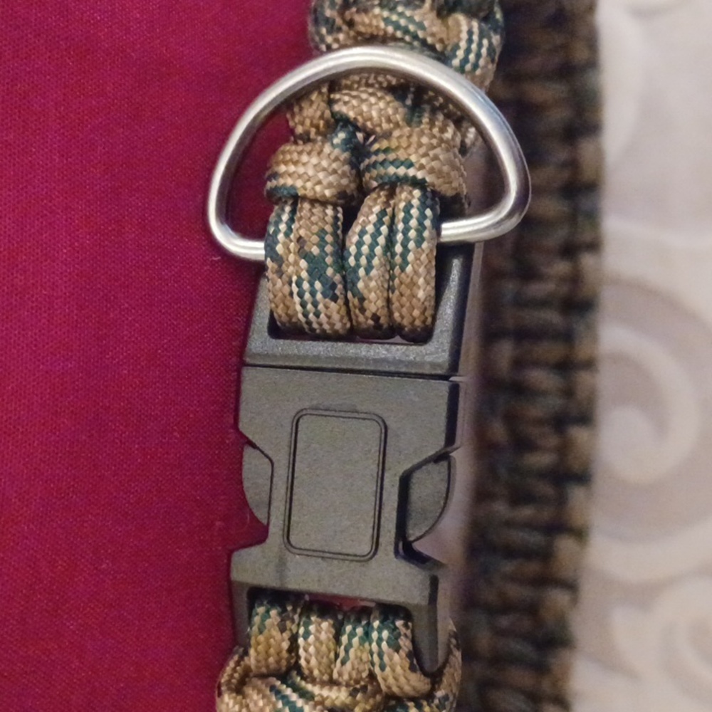 Dog Collar paracord handmade NWOT - Picture 4 of 4